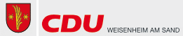 CDU-Ortsverband Weisenheim am Sand Logo
